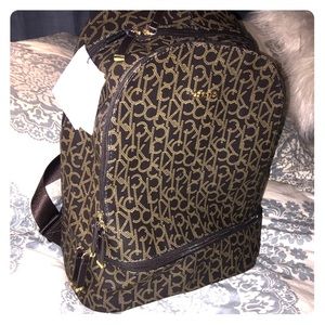 CK monogram backpack